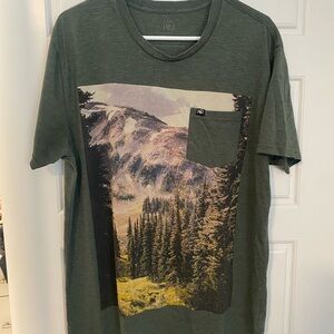 tentree Forest Graphic Tee - Olive Men’s XL Gorpcore Hiking Outdoor Trail
